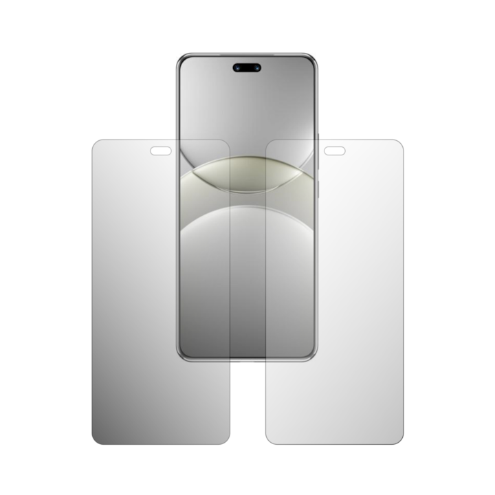 Set 2X Folie Protectie Ecran Folie24, pentru Huawei Nova 13 Pro, 1X Ultra-Clear + 1X Mata, Acoperire Case-Friendly ( Compatibile cu Carcasa ), Adezive, Flexibile cu Auto Regenerare