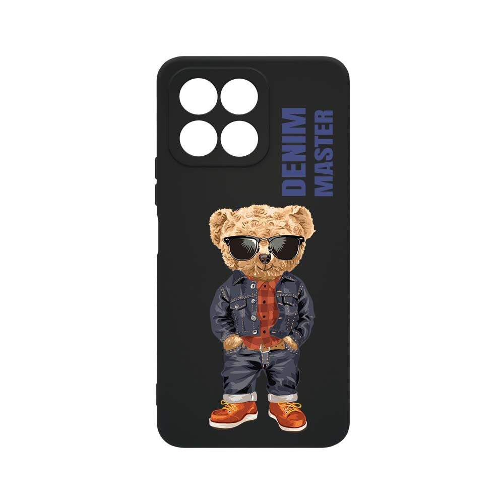 Husa BestCase® SLIM SIlicon 0.8MM, Compatibila Cu Honor X6, Denim Master - Teddy Bear, Rezistenta la uzura, Protectie Camera, c-B 927