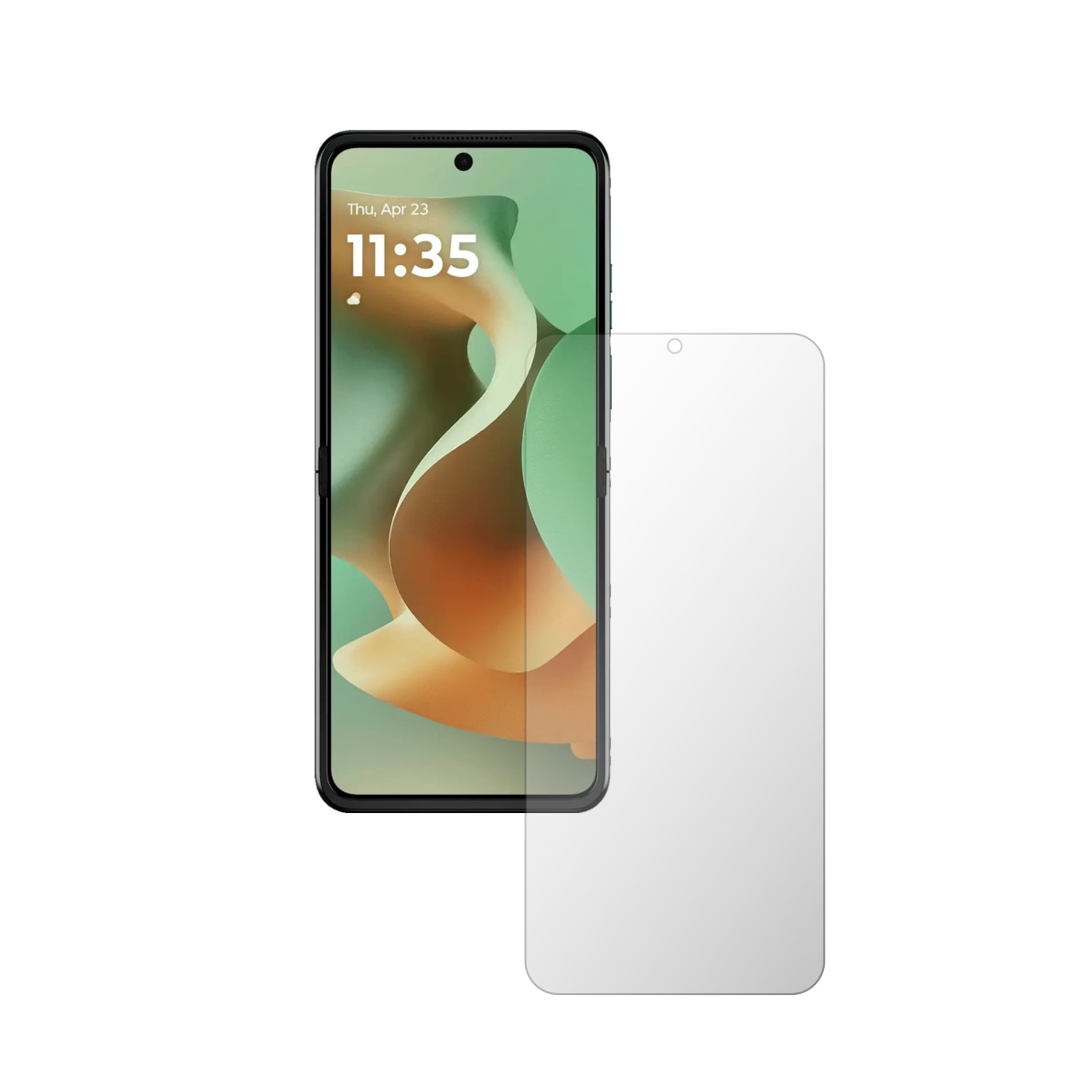 Set 1X Folie Protectie Ecran Interna iSkinz pentru Motorola Edge 60 - Full Cut, Invisible Skinz HD, Siliconica Ultra-Clear cu Acoperire Totala, Adeziva si Flexibila