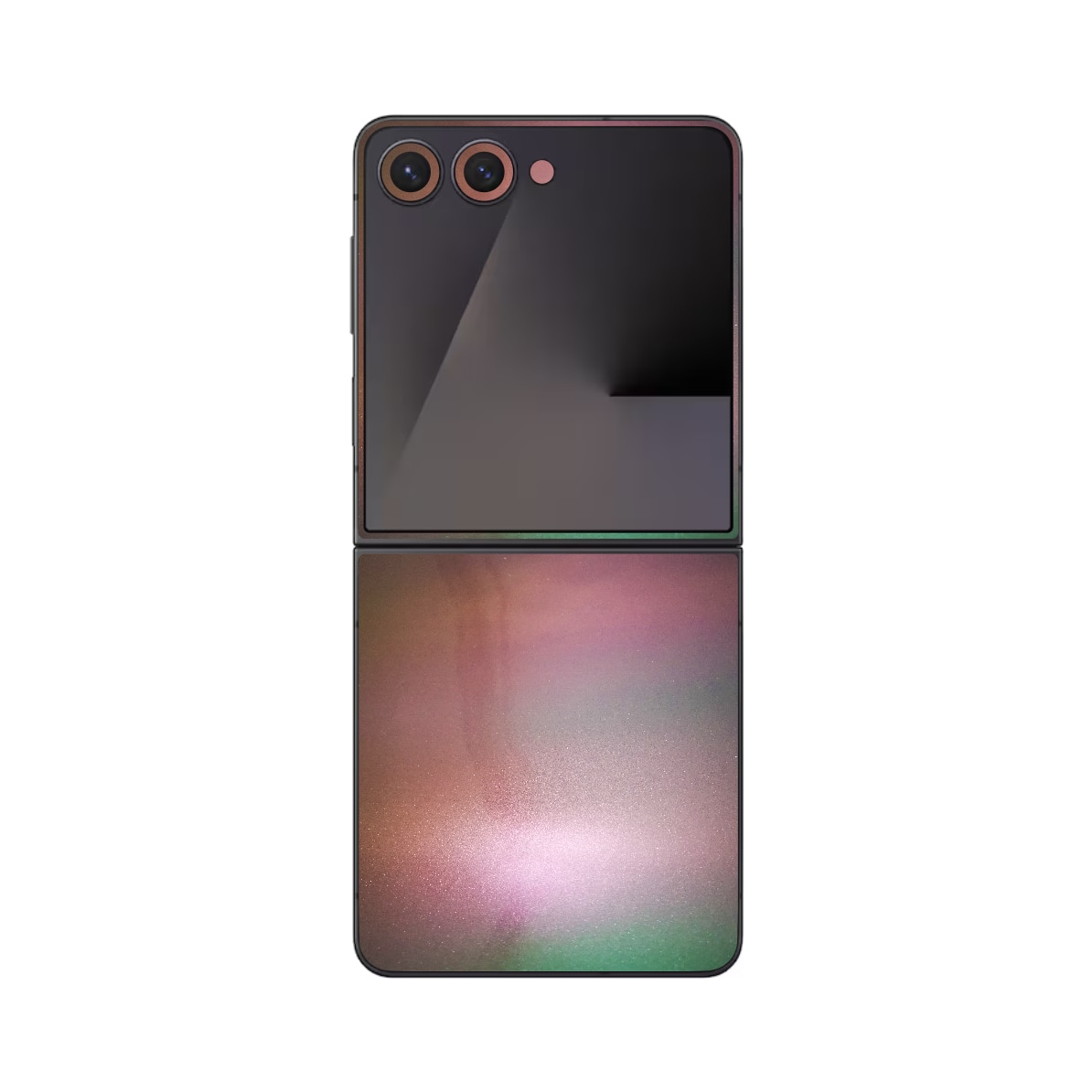 Folie protectoare iSkinz pentru Samsung Galaxy Z Flip7 - Cameleon Color Shift Pearl Simphony, 360 Cut, Skin Adeziv, Protectie Carcasa Spate si Laterale