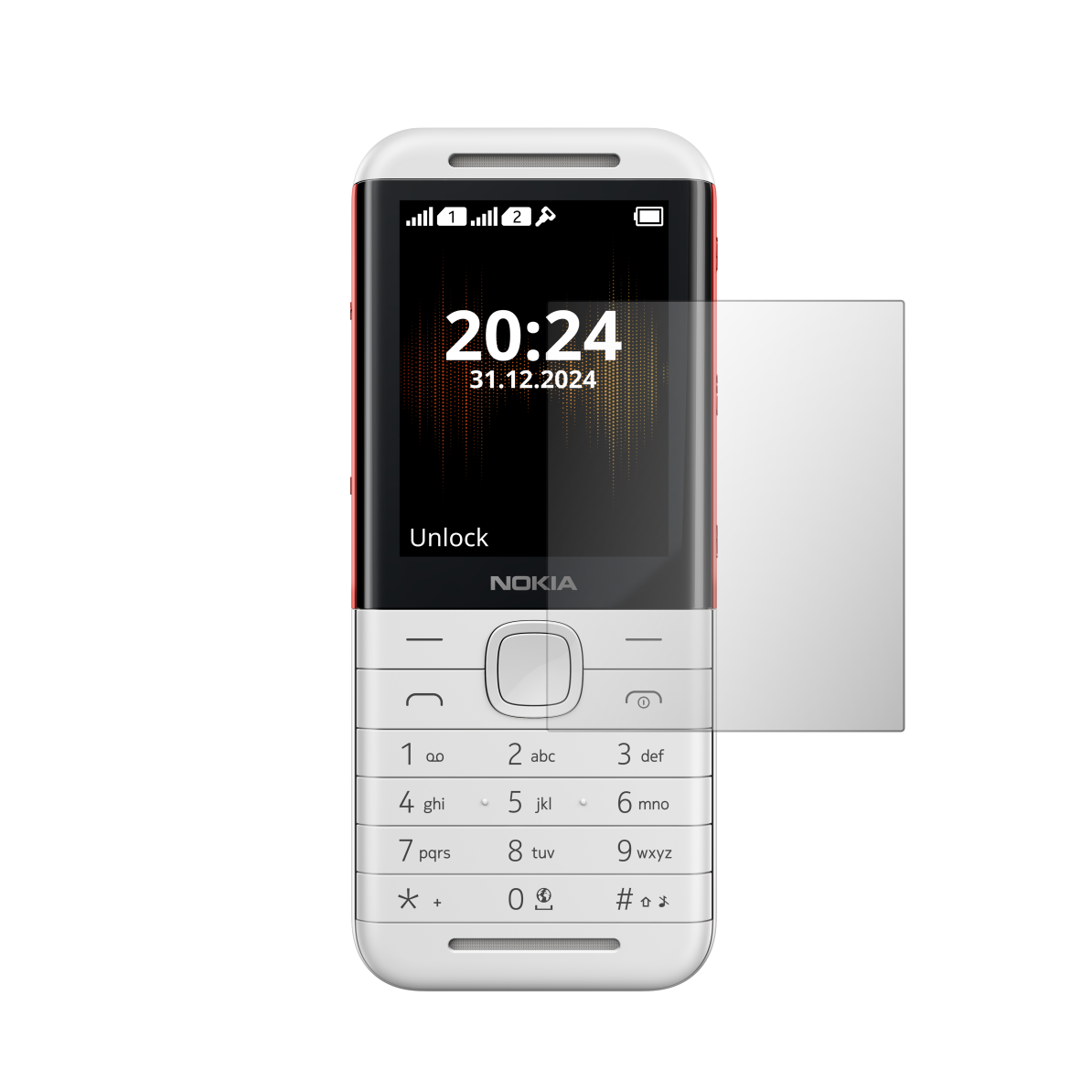 Set 2X Folie Protectie Ecran iSkinz Matte pentru Nokia 5310 (2024) - Case friendly, Invisible Skinz Matte, Siliconica Mata Anti-Amprenta, Anti-Reflex, Adeziva si Flexibila