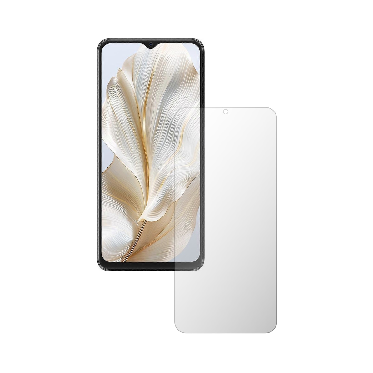 Folie Protectie Ecran Folie24, pentru Blackview Oscal Wave 8C, 1X Mata cu Acoperire Totala Full-Display, Adeziva, Flexibila cu Auto Regenerare