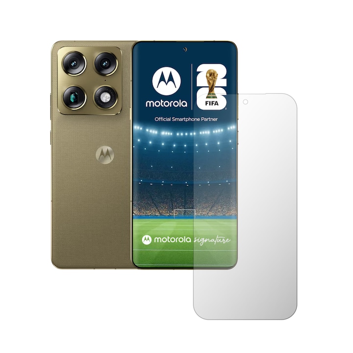 Folie Protectie Ecran iSkinz AutoRegeneranta pentru Motorola Signature - Full Display, Siliconica Ultra-Clear, Adeziva si Flexibila