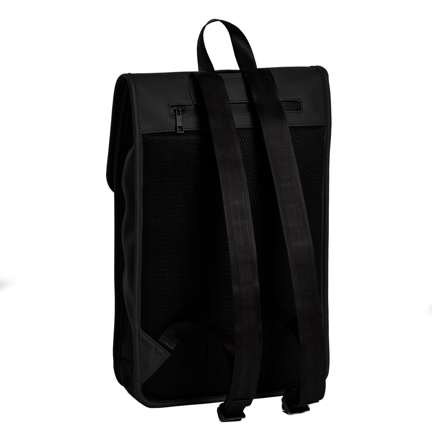 Rucsac unisex impermeabil, pentru laptop de 12 inch, Daniel Ray, seria Fullerton, Negru