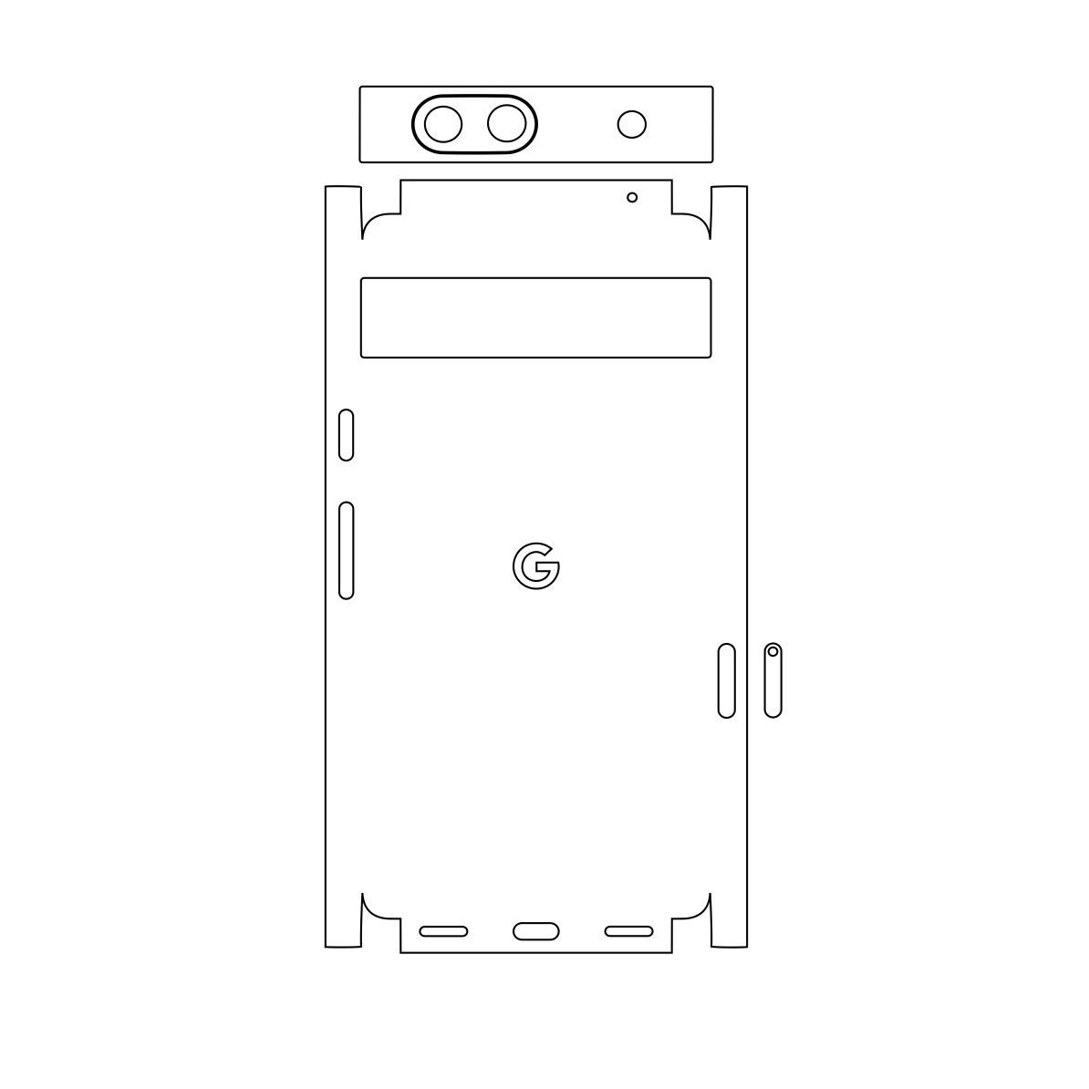 Folie iSkinz pentru Google Pixel 7a - Brushed Negru, 360 Cut, Skin Adeziv Full Body Cover, Protectie Carcasa Spate si Laterale