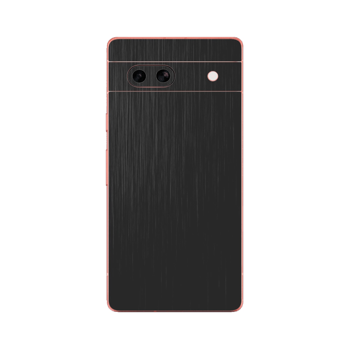 Folie iSkinz pentru Google Pixel 7a - Brushed Negru, 360 Cut, Skin Adeziv Full Body Cover, Protectie Carcasa Spate si Laterale