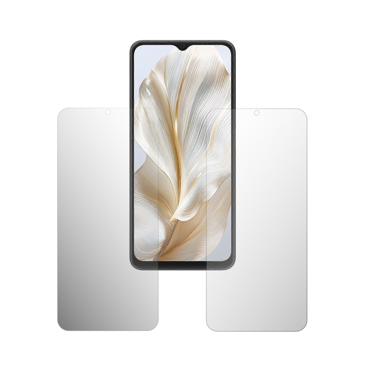 Set 2X Folie Protectie Ecran Folie24, pentru Blackview Oscal Wave 8C, 1X Ultra-Clear + 1X Mata, Acoperire Totala Full-Display, Adezive, Flexibile cu Auto Regenerare