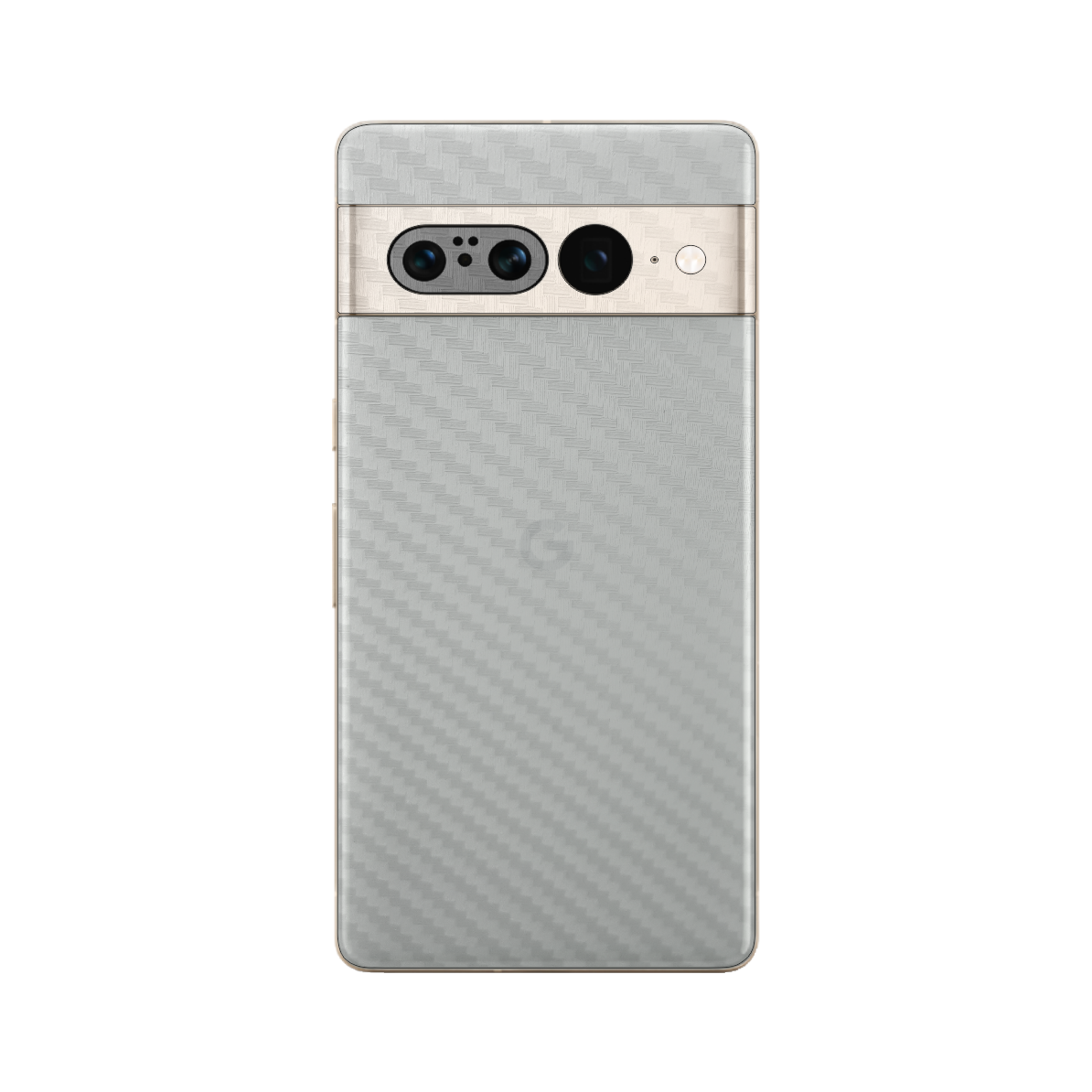 Folie iSkinz pentru Google Pixel 7 Pro - Carbon Transparent 360 Cut, Skin Adeziv Full Body Cover, Protectie Carcasa Spate si Laterale