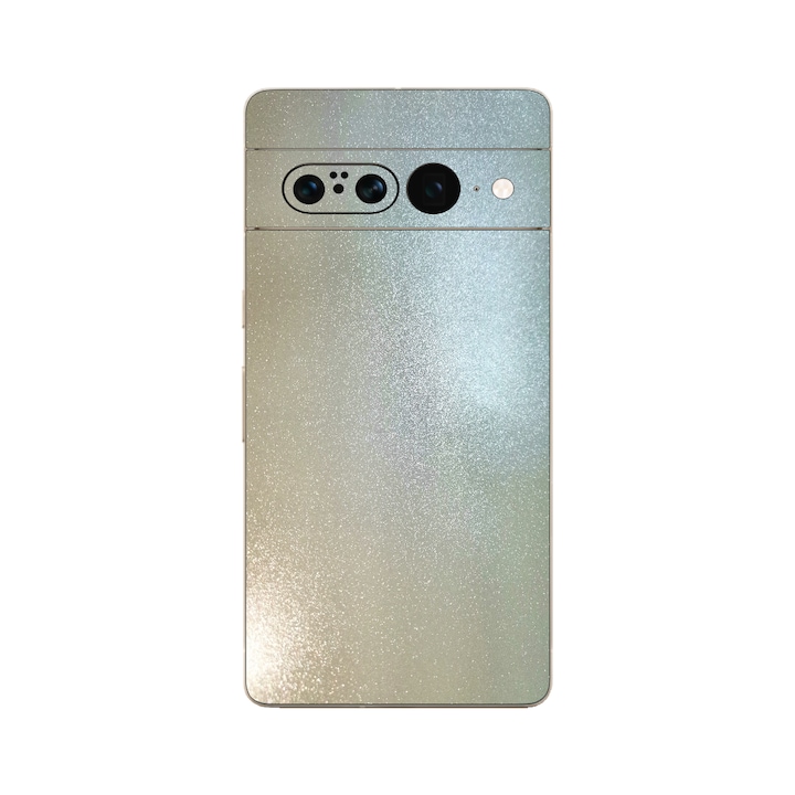 Folie iSkinz pentru Google Pixel 7 Pro - Crystal White Sidef 360 Cut, Skin Adeziv Full Body Cover, Protectie Carcasa Spate si Laterale