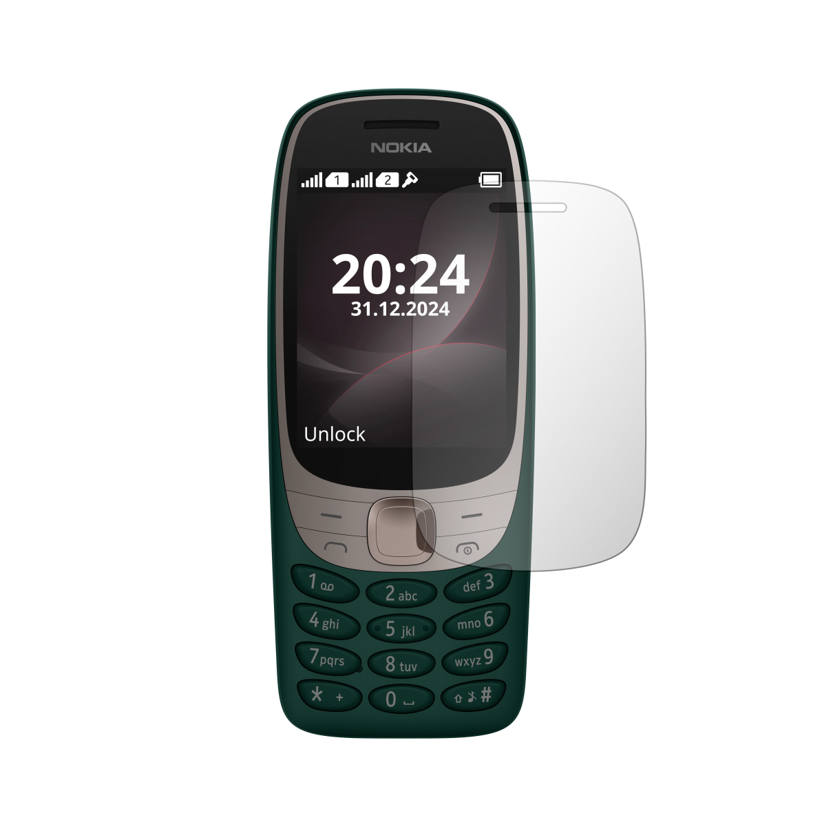 Set 2X Folie Protectie Ecran iSkinz pentru Nokia 6310 (2024) - Case friendly, Invisible Skinz HD, Siliconica Ultra-Clear cu Acoperire Totala, Adeziva si Flexibila