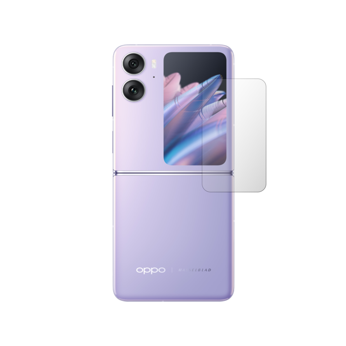 Set 4X Folie Protectie Ecran iSkinz pentru Oppo Find N2 Flip - Invisible Skinz HD, Siliconica Ultra-Clear cu Acoperire Totala, Adeziva si Flexibila