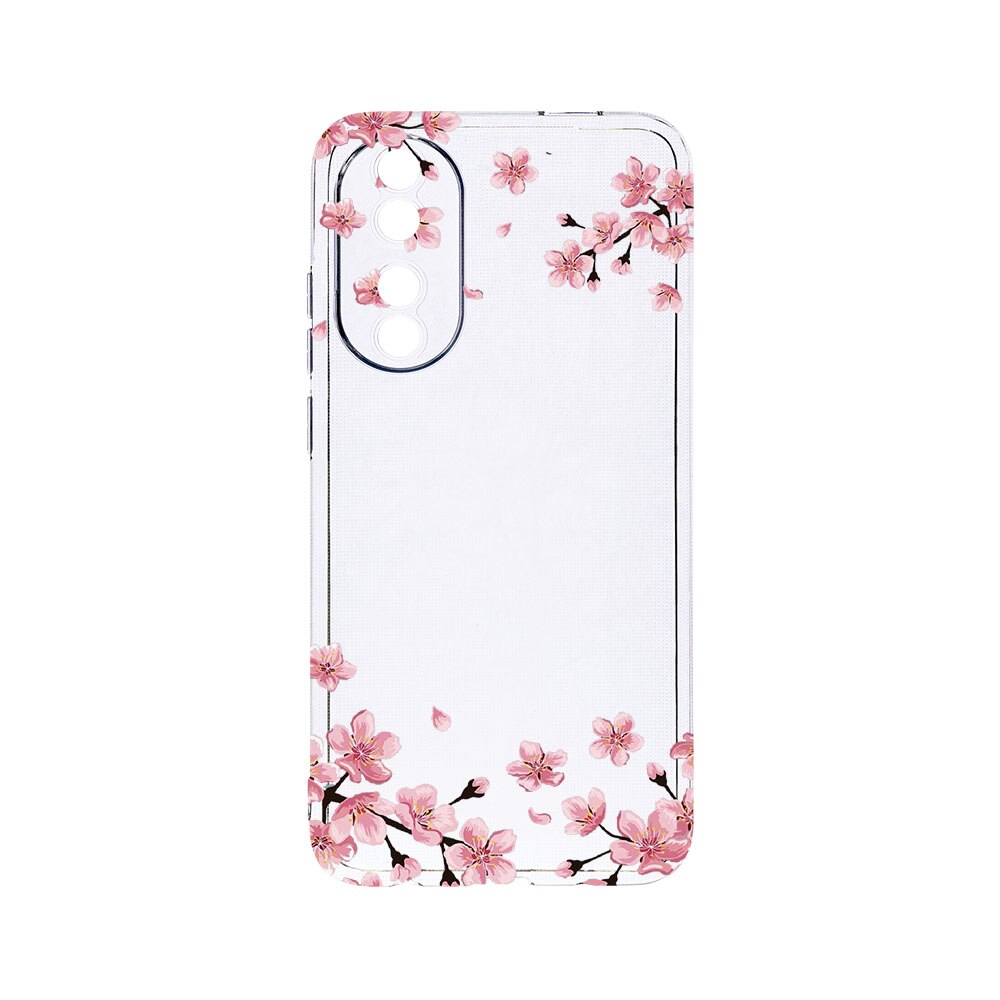 Husa BestCase® Clear Silicon 2MM, Compatibila Cu Honor 90 5G, Pastel colors - flowers, Antisoc, Protectie Camera, Margini ridicate pentru protectia ecranului, T 694