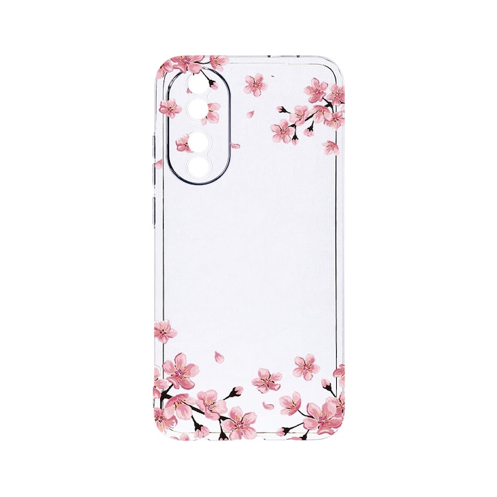 Husa BestCase® Clear Silicon 2MM, Compatibila Cu Honor 90 5G, Pastel colors - flowers, Antisoc, Protectie Camera, Margini ridicate pentru protectia ecranului, T 694