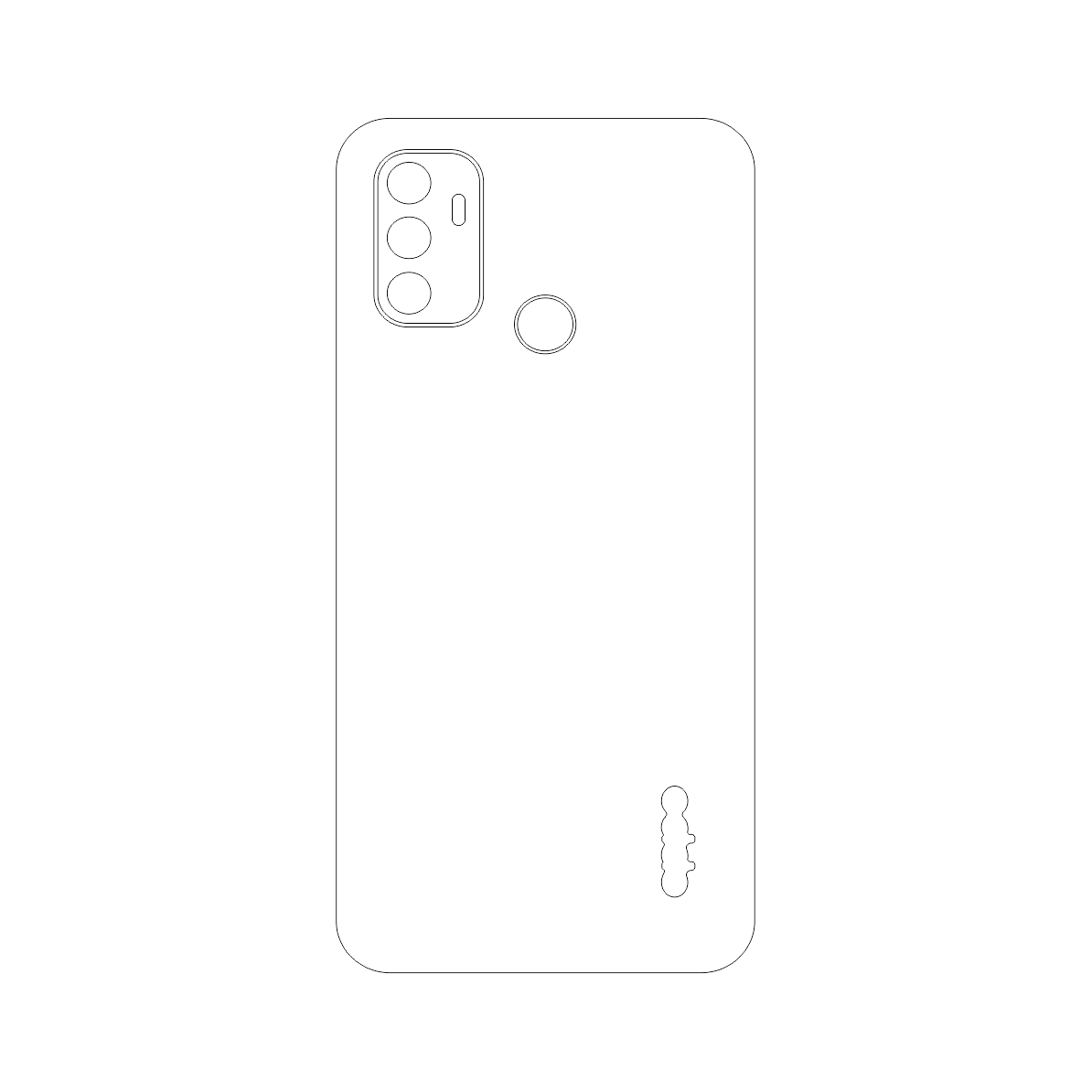 Folie Protectie iSkinz pentru Oppo A53 - Glow Verde Fosforescent Simple Cut, Skin Adeziv Cover pentru Carcasa Spate