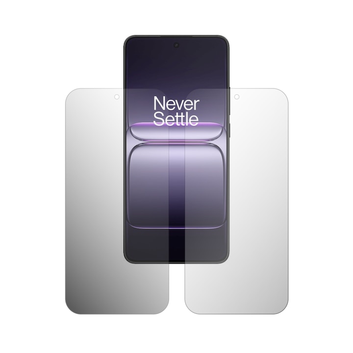 Set 2X Folie Protectie Ecran Folie24, pentru OnePlus Nord CE5, 1X Ultra-Clear + 1X Mata, Acoperire Totala Full-Display, Adezive, Flexibile cu Auto Regenerare