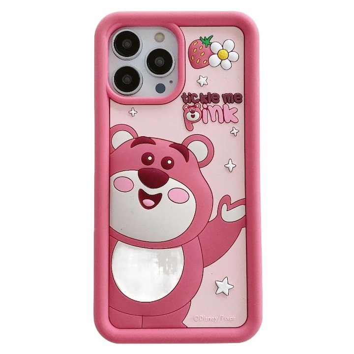 Husa silicon Lotso capsune carcasa pentru iPhone 15