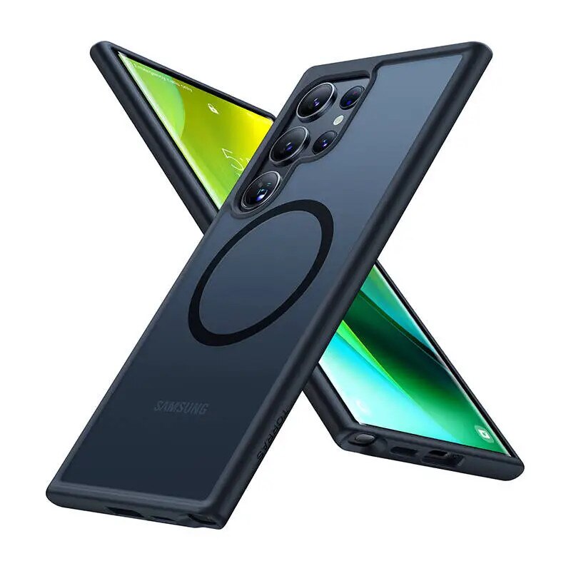 Husa telefon Torras Guardian-Mag, compatibilitate Samsung S24 Ultra, negru