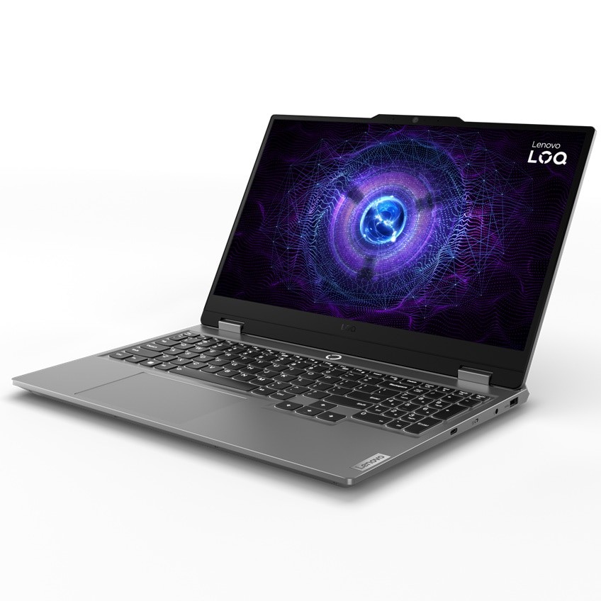 Laptop Gaming Lenovo LOQ 15IAX9 cu procesor Intel® Core™ i5-12600HX pana la 4.6GHz, 15.6" Full HD, IPS, 144Hz, 16GB DDR5 RAM, 512GB SSD, NVIDIA® GeForce RTX™ 4050 6GB GDDR6, No OS, Luna Grey