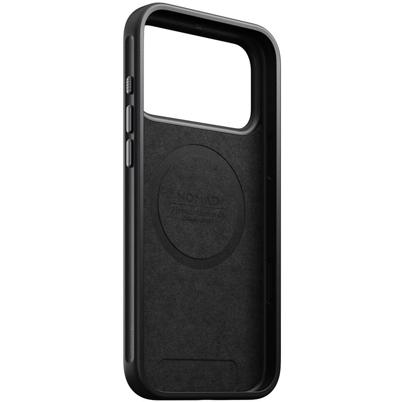 Husa din piele naturala Nomad Modern Leather Horween Rustic Brown compatibila cu iPhone 17 Pro Max, Maro