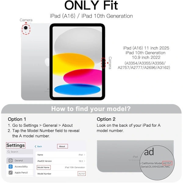 Husa compatibila cu iPad (A16) 11-a/10-a generatie (2025/2022), Slim Stand Hard Shell, spate transparent mat, carcasa dura cu exterior sintetic si interior neted, suport in 2 pozitii pentru vizionare si scris, Albastru, 1 buc