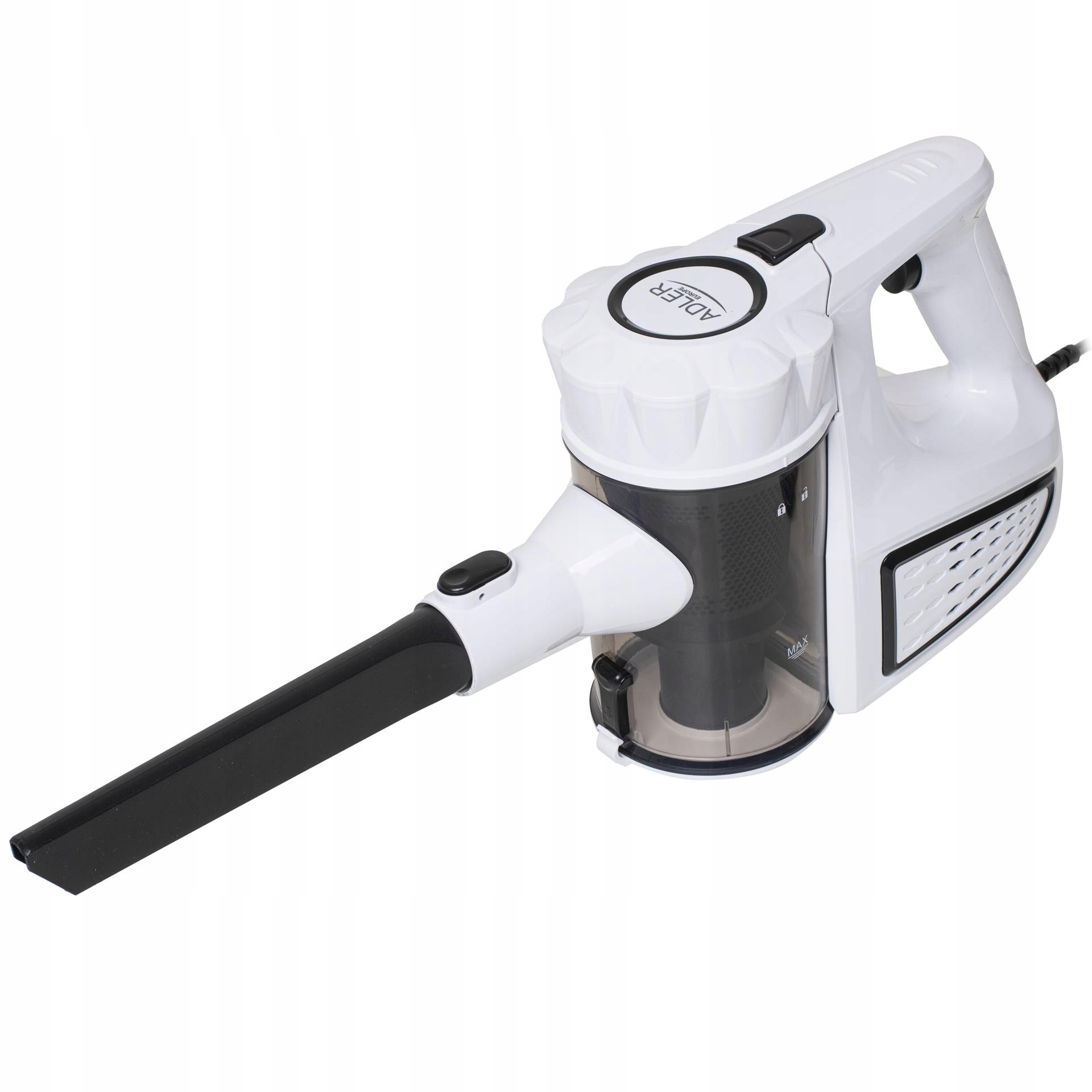 Aspirator vertical fara sac Adler 800W compact usor 21x23.5x120cm