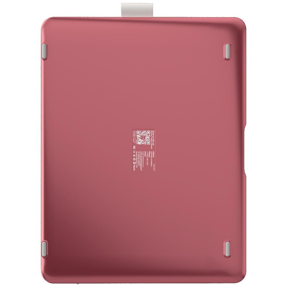 Husa cu tastatura Typecase Flexbook Touch compatibila cu iPad Pro 11 inch 2024 / 2025, 660mAh, IPX6, USB-C, Roz