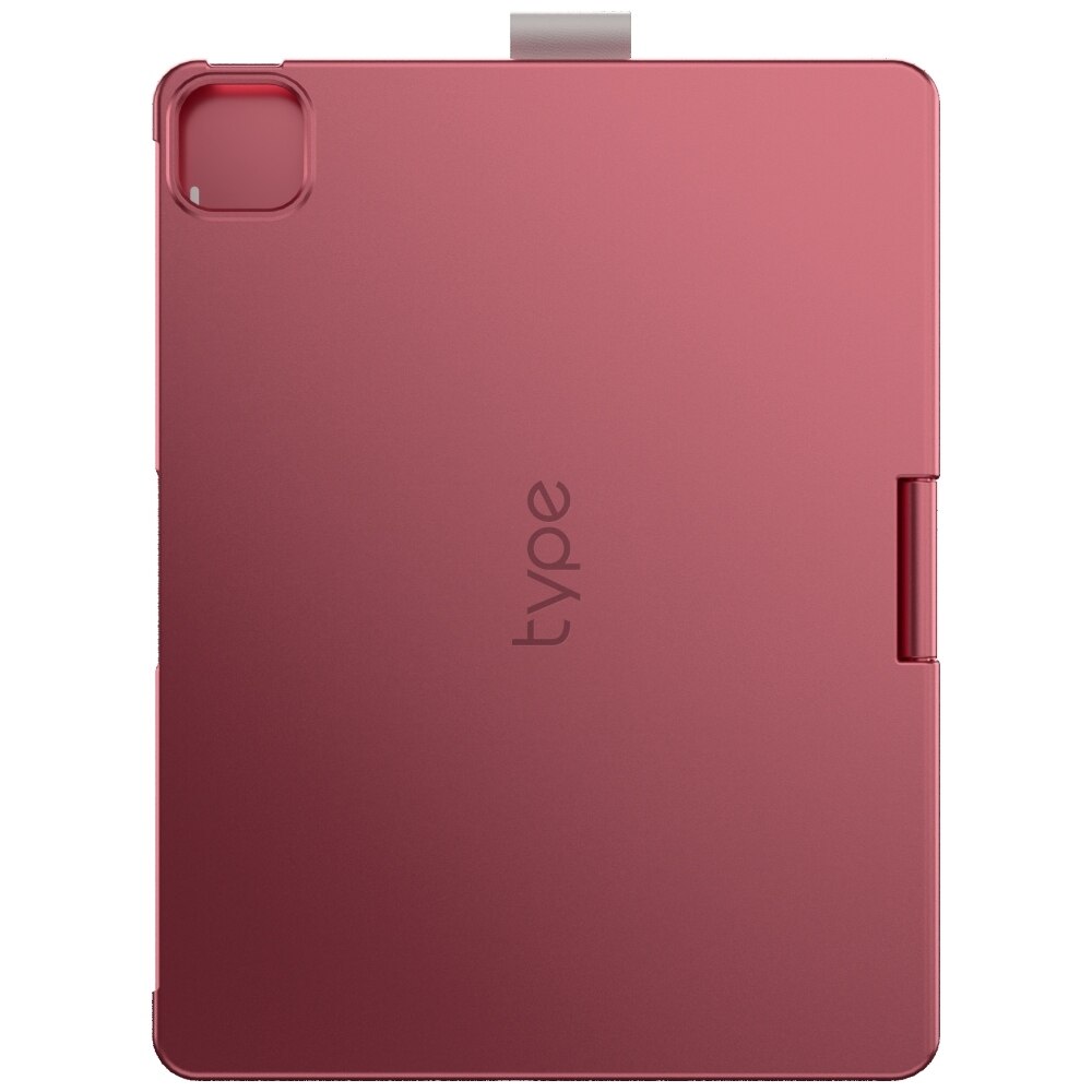Husa cu tastatura Typecase Flexbook Touch compatibila cu iPad Pro 11 inch 2024 / 2025, 660mAh, IPX6, USB-C, Roz