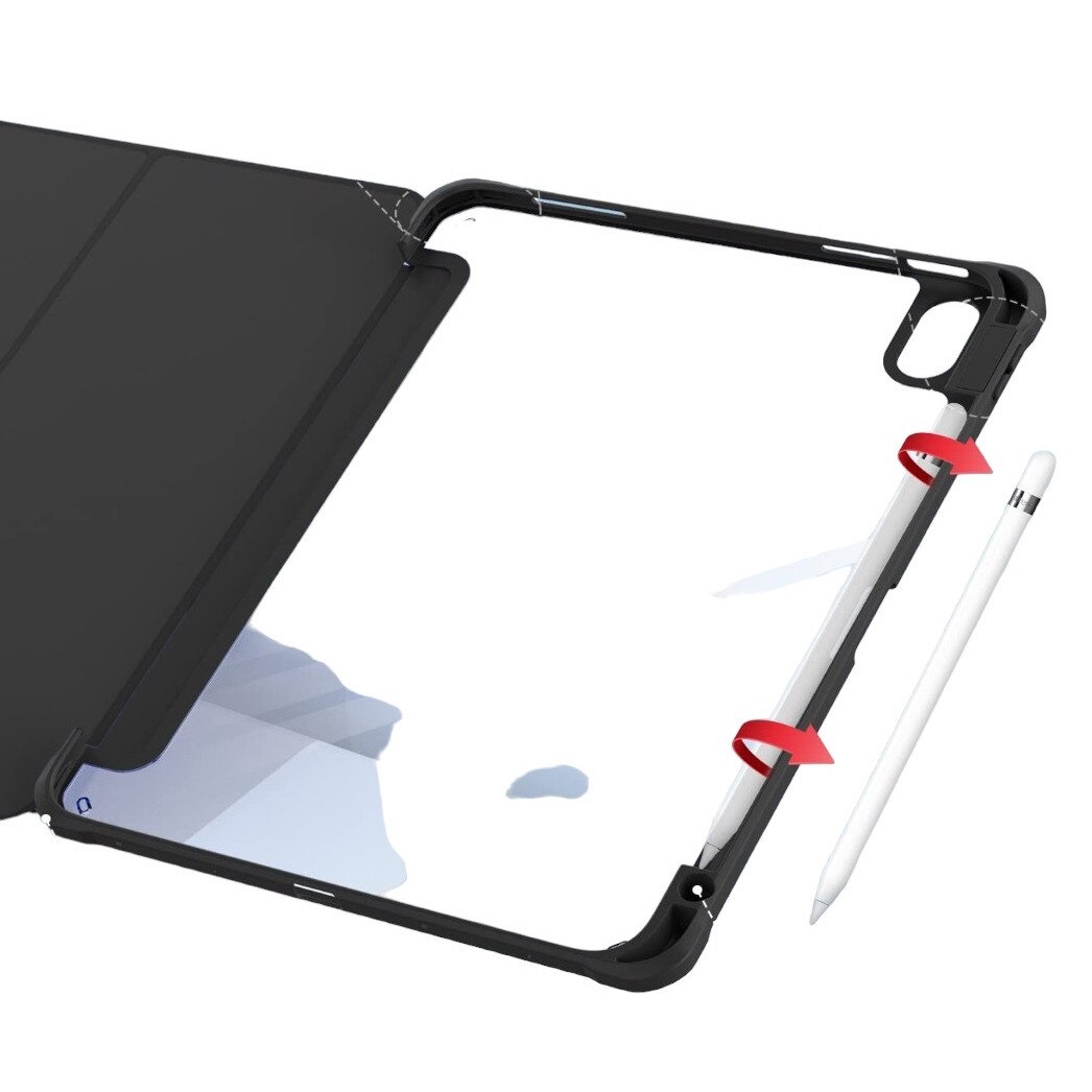 Husa tableta EtuiTab pentru Apple iPad Air 11" 6 gen 2024, verde, cu suport pentru stylus, functie wake-up