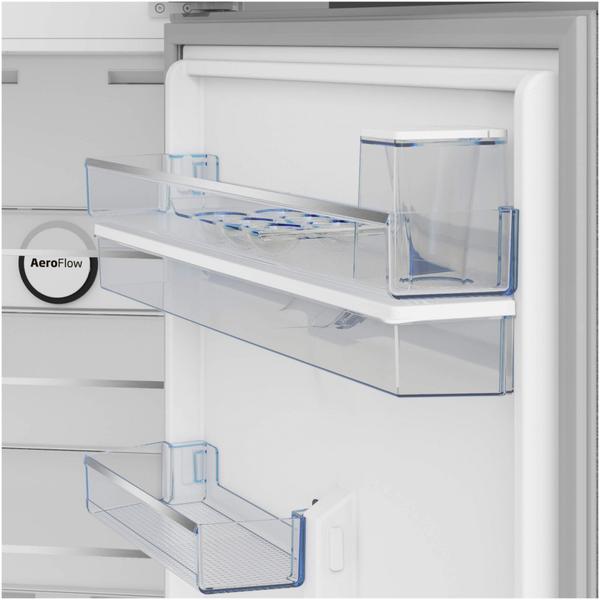 Frigider cu doua usi Beko B5RDNE504LDXB, 477 l, No Frost, Dozator apa, HarvestFresh, Everfresh+, AeroFlow, Display, Compartiment 0°C, Clasa E, H 185 cm (Argintiu)