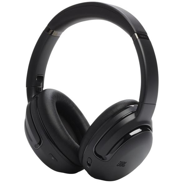 Casti Stereo Wireless  JBL Tour One M2, True Adaptive Noise Cancelling, Smart Ambient, Spatial Sound (Negru)