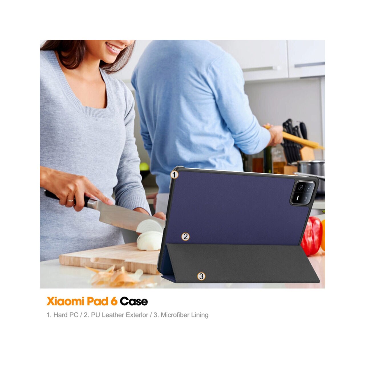 Husa pentru Xiaomi Pad 6 - Techsuit FoldPro - Blue