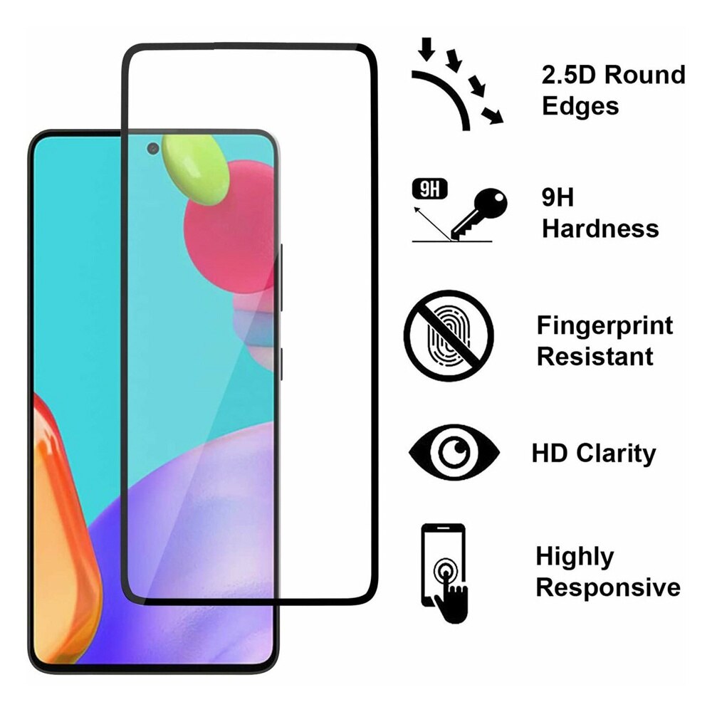 Folie 5D din Sticla Securizata, Protectie Completa 9H, Transparent, pentru Honor 600