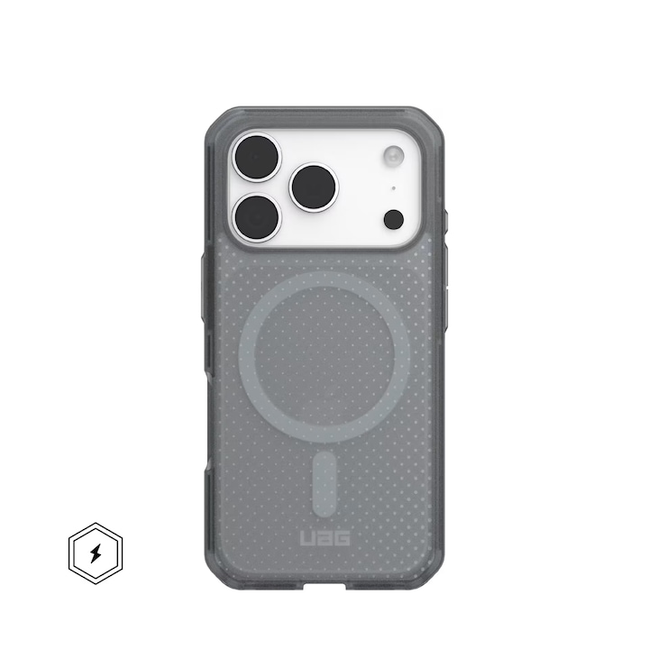 Husa de protectie UAG Dot Magsafe pentru iPhone 17 Pro, Ash