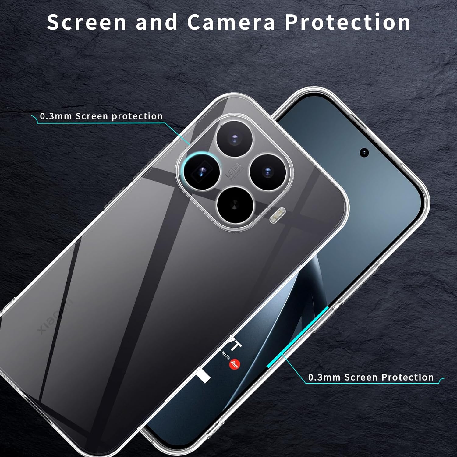 Husa pentru Xiaomi 17T, Anti-Shock 1.5mm, cu protectie lentile, transparenta