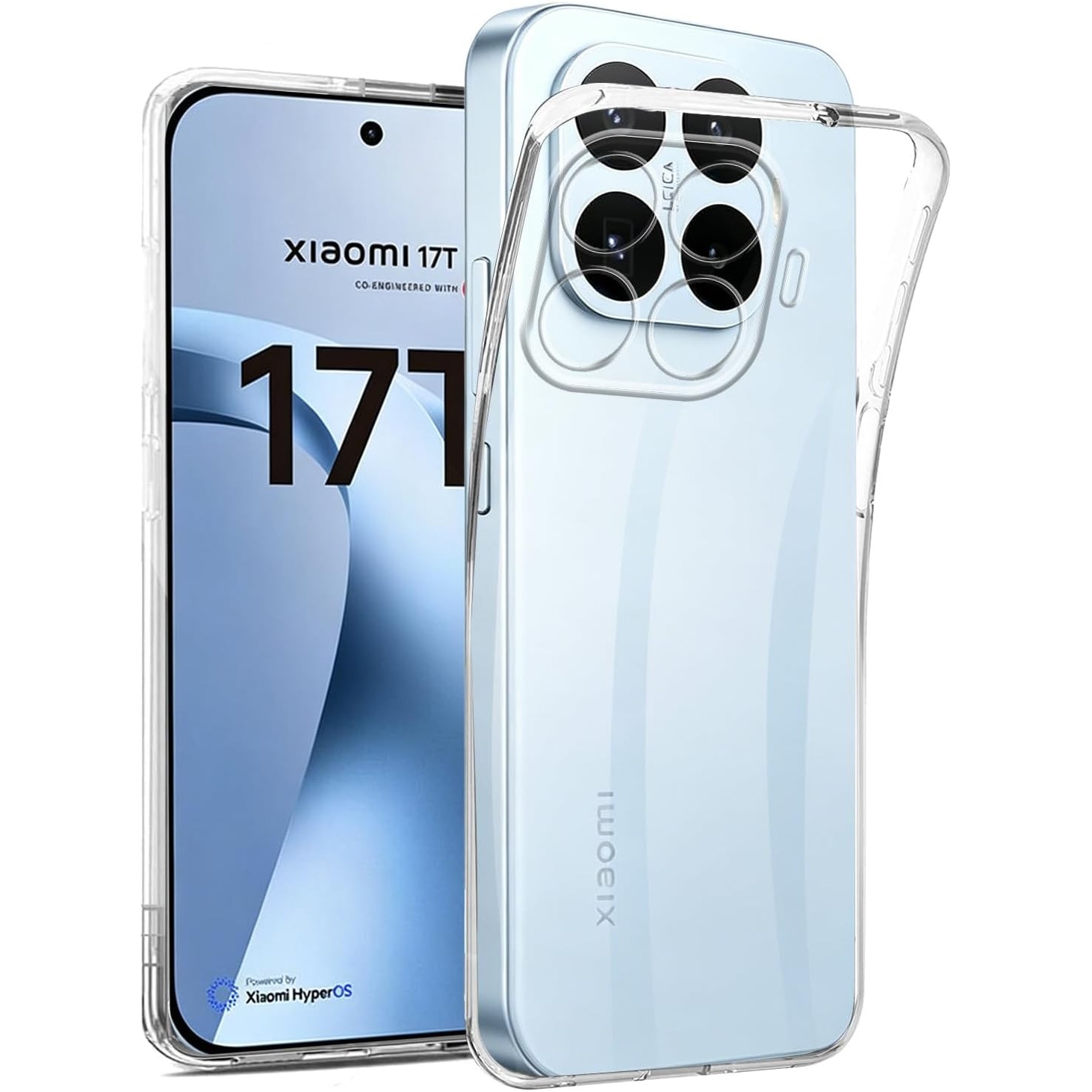 Husa pentru Xiaomi 17T, Anti-Shock 1.5mm, cu protectie lentile, transparenta