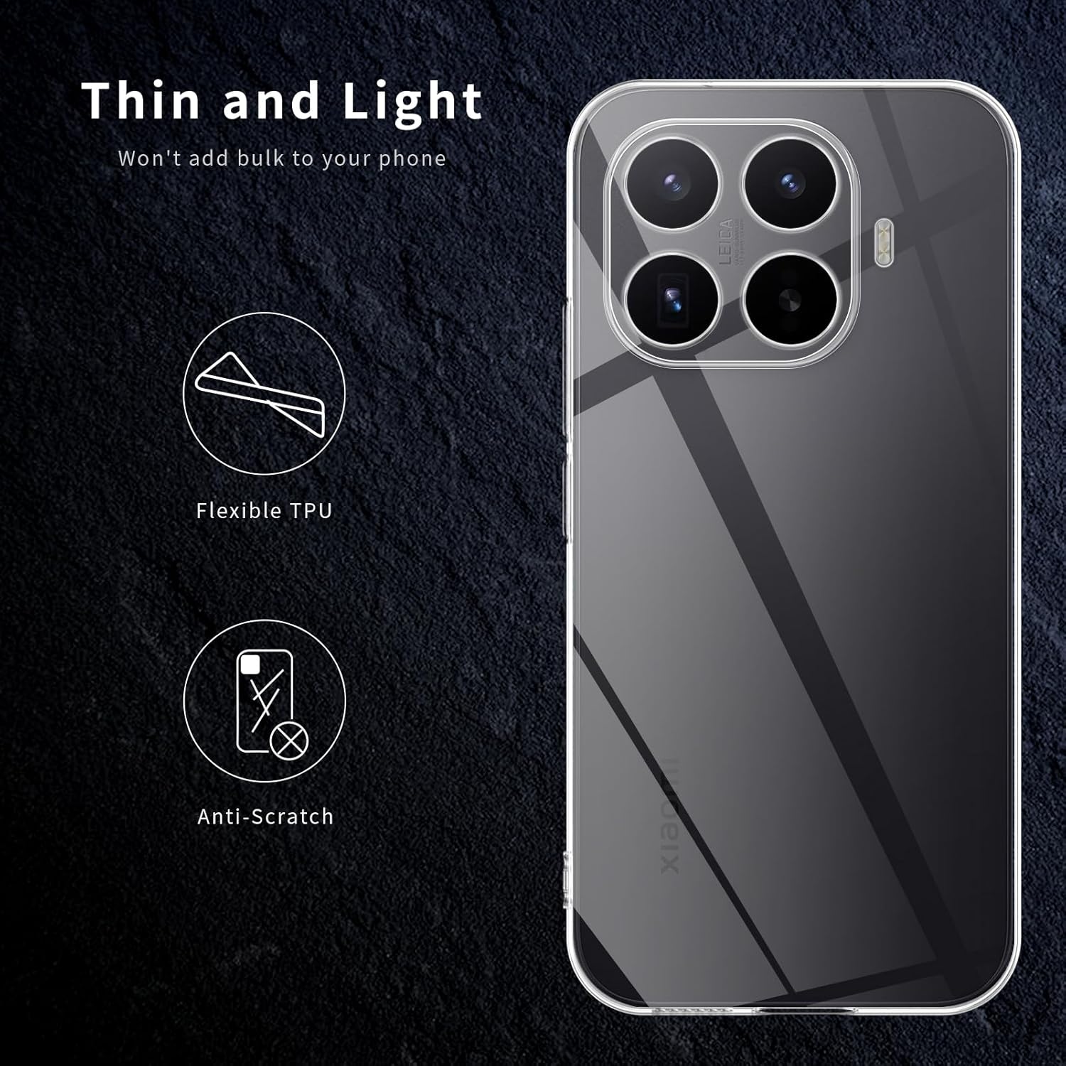 Husa pentru Xiaomi 17T, Anti-Shock 1.5mm, cu protectie lentile, transparenta