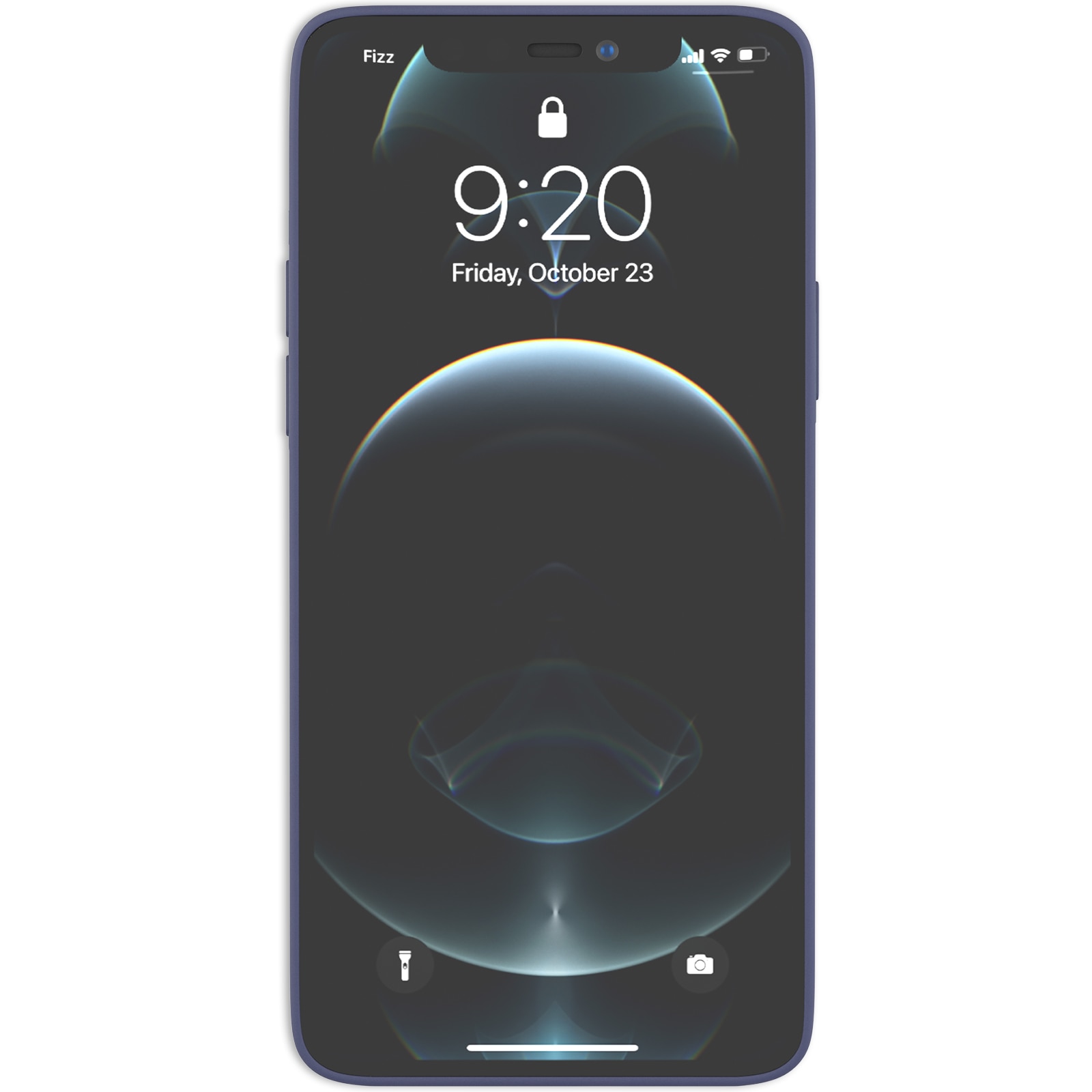 Husa pentru iPhone 12 Pro MAX Ambilife de silicon ranforsat Marine Blue, Albastru marin