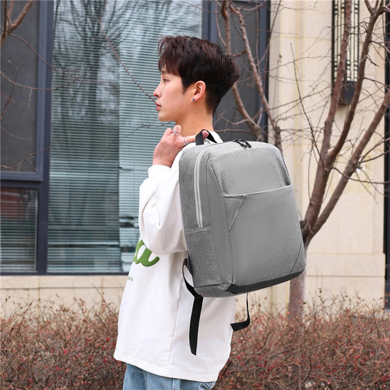 Rucsac laptop multicolor 29x16x40cm capacitate mare simplu business leisure