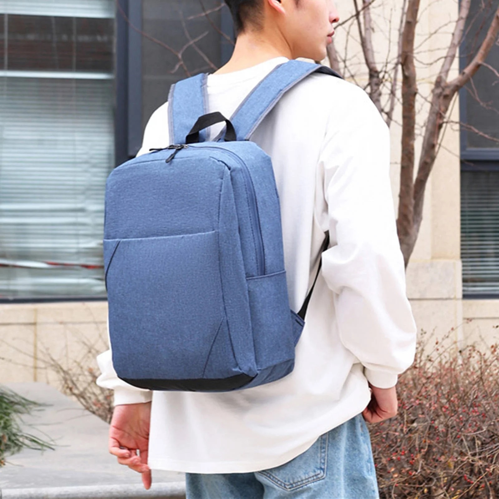 Rucsac laptop multicolor 29x16x40cm capacitate mare simplu business leisure