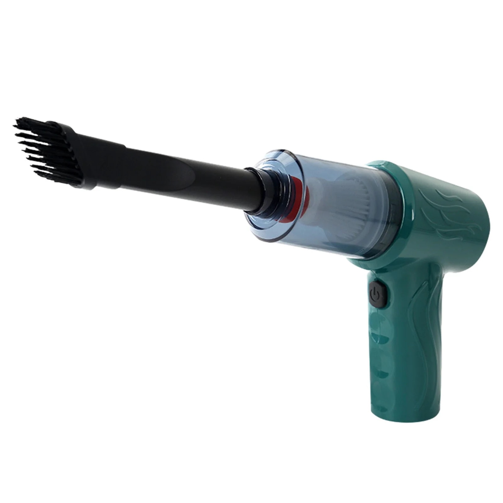 Aspirator portabil OEM, 100W, 2000mAh, verde, 21.5x16x6.7cm