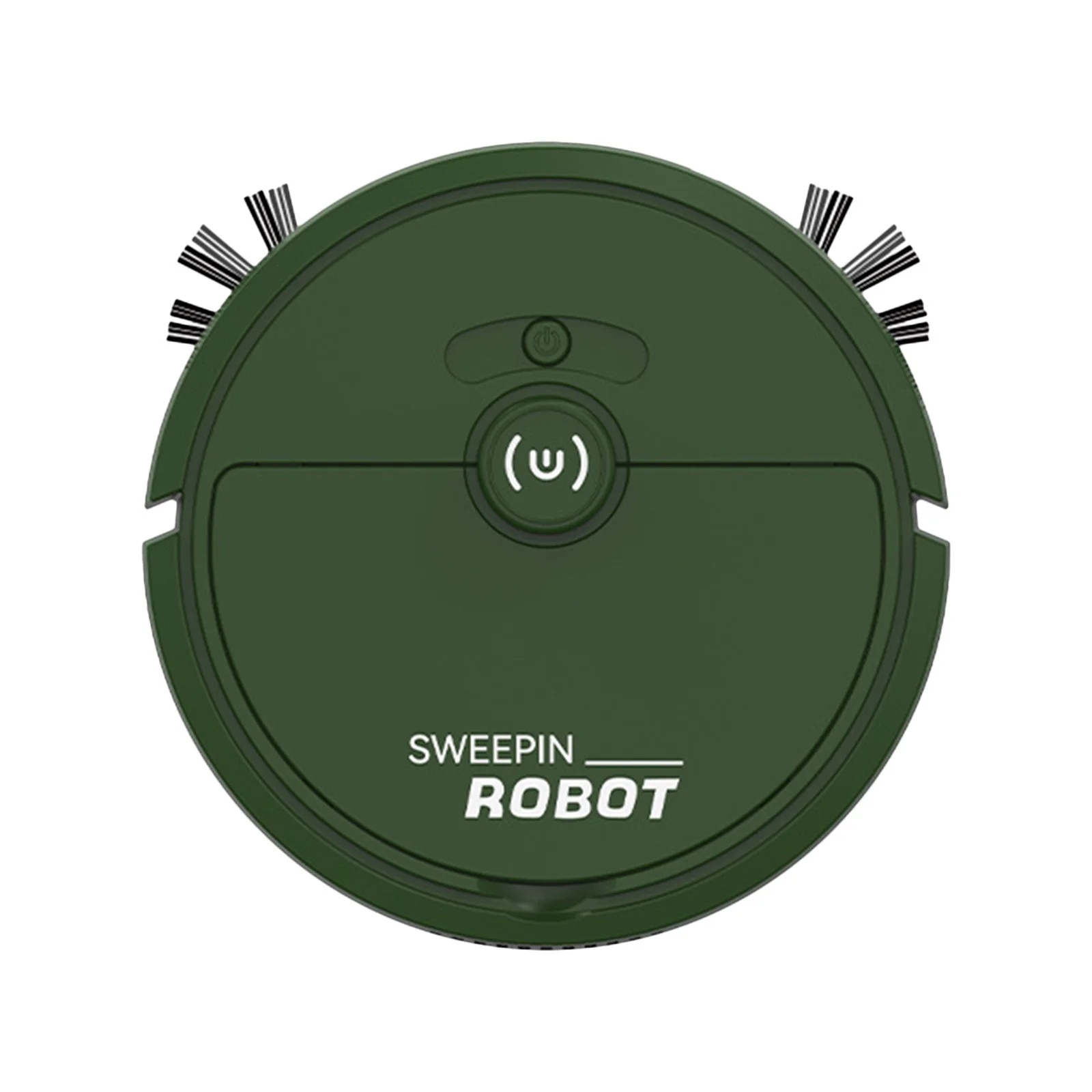 Aspirator robot argintiu, 3 in 1, incarcare USB, verde