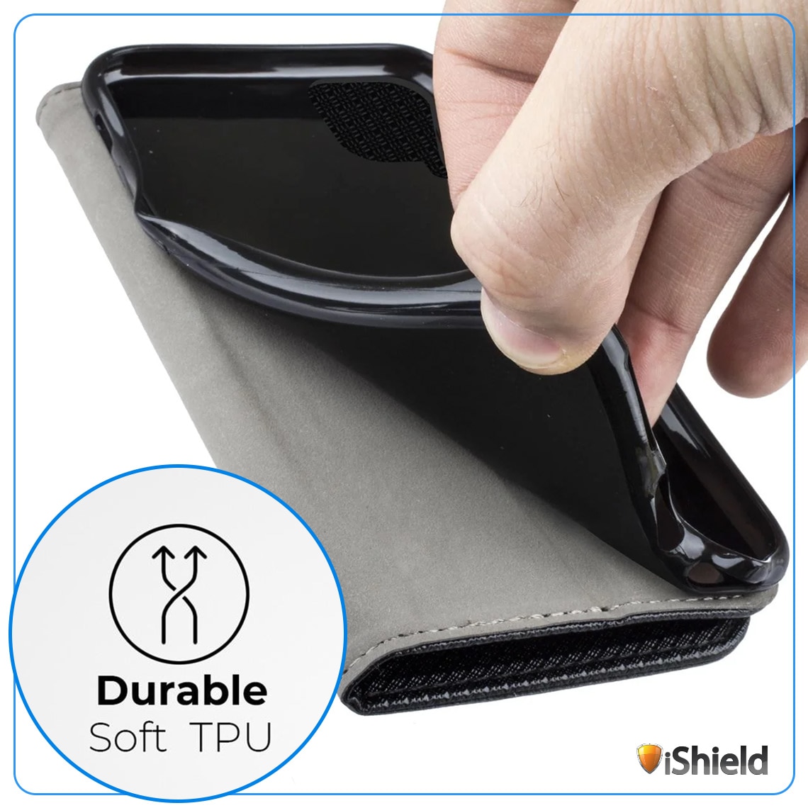 Husa Flip pentru Xiaomi Redmi Note 14 Pro 5G, tip carte cu inchidere magnetica, buzunar carduri, functie Stand, FlipSmart, Neagra