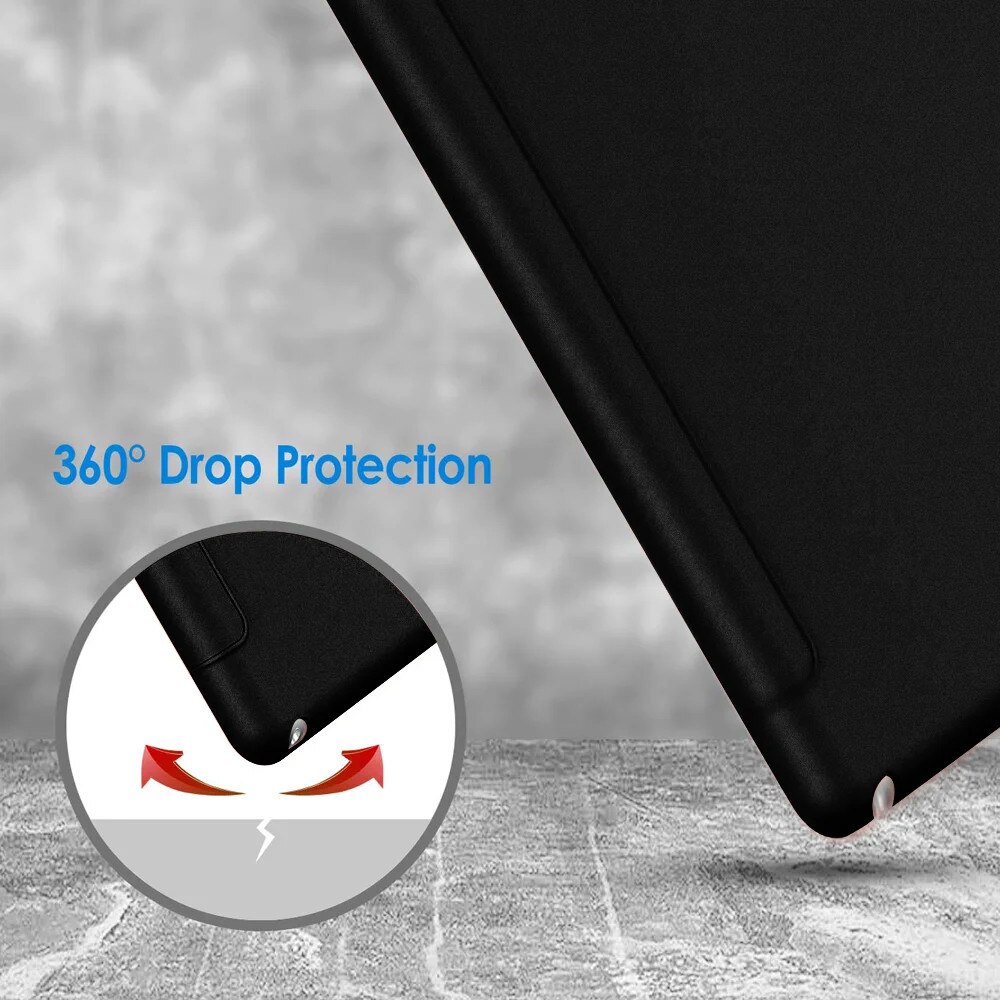 Husa tableta, iPad 9.7 Inch 2018/2017, ultra subtire, material sintetic, multicolor