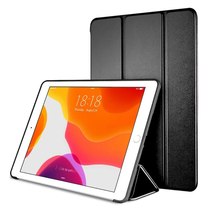 Husa tableta, iPad 9.7 Inch 2018/2017, ultra subtire, material sintetic, multicolor