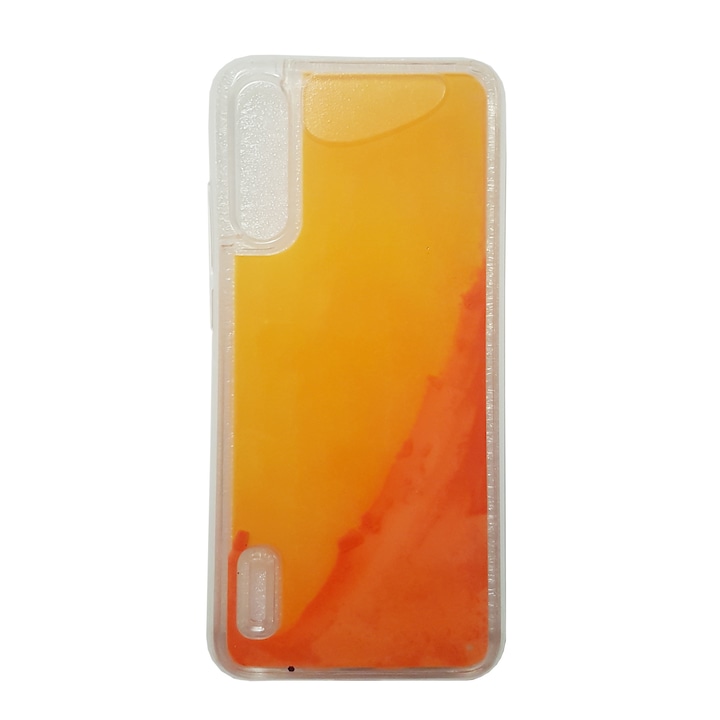 Husa pentru Xiaomi Mi A3, Licquid Glow Fluorescenta Orange Nr.3