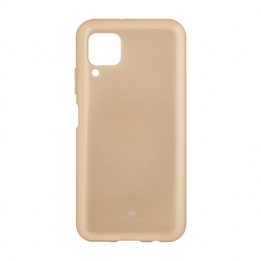 Husa din Silicon Mercury cu aspect perlat pentru Huawei P40 Lite, Auriu