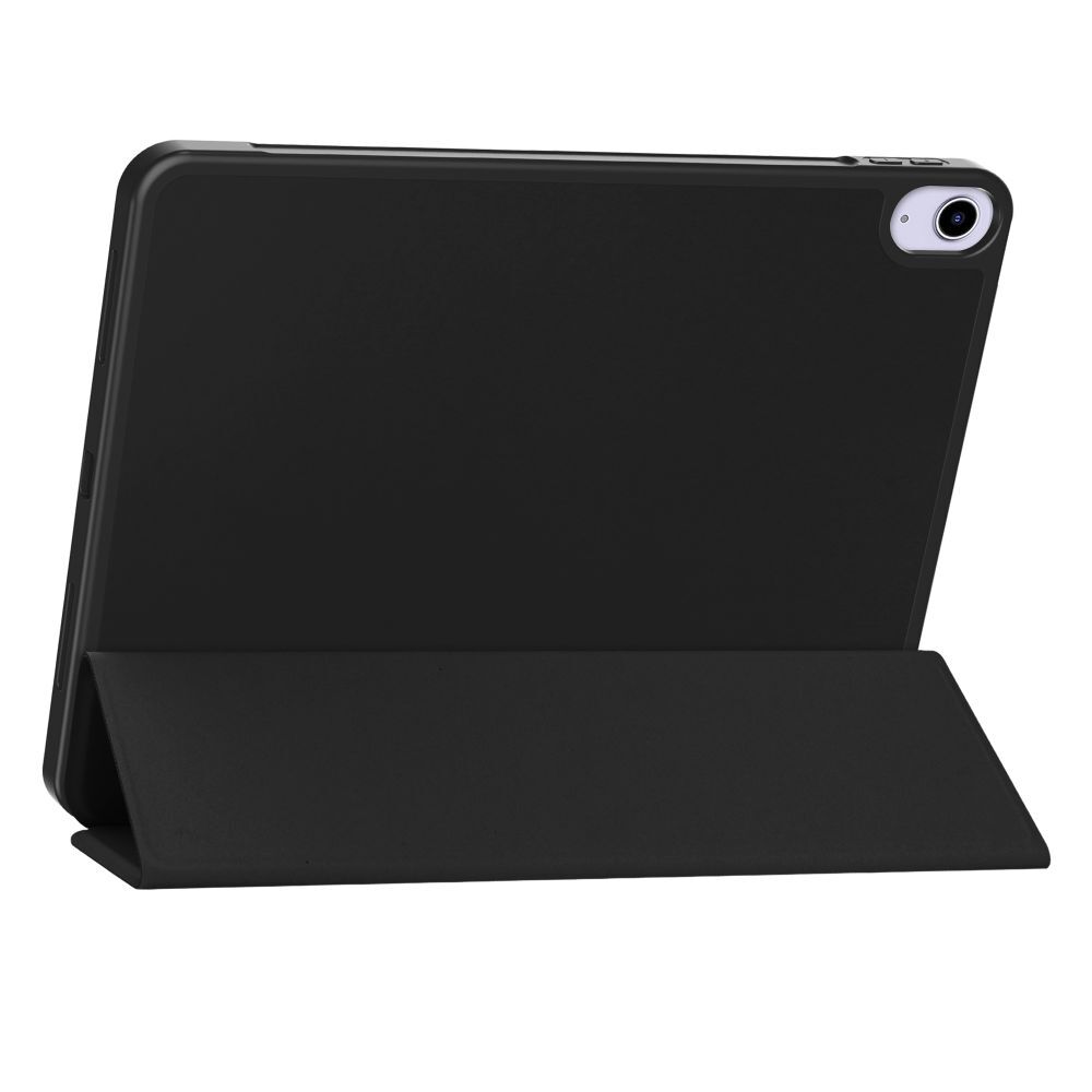 Husă tabletă compatibilă cu iPad Air 8 (2026, M4, 11 inch) - Carcasă inteligentă neagră cu suport pentru creion