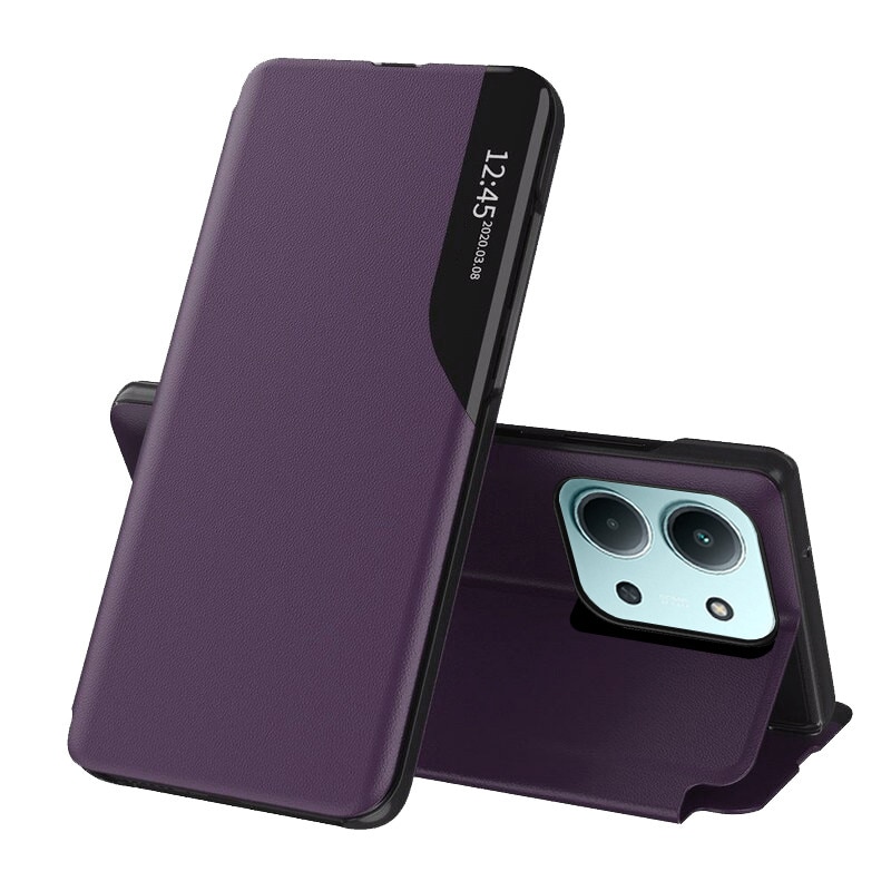 Husa tip carte pentru Xiaomi Redmi 15C 4G / Redmi 15C 5G / Poco C85 4G, Accesorio eFold Book View, Purple