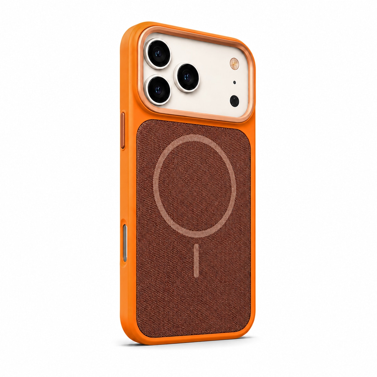 Husa de Protectie pentru Iphone 17 Pro Max, Magsafe, Komana O1, Portocaliu, Slim, Protectie Camera