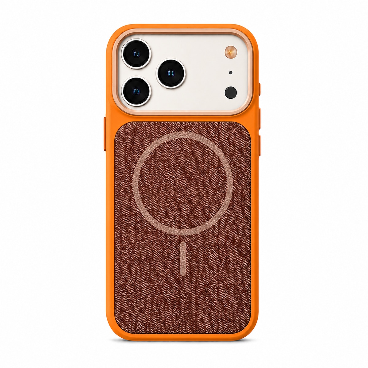 Husa de Protectie pentru Iphone 17 Pro Max, Magsafe, Komana O1, Portocaliu, Slim, Protectie Camera